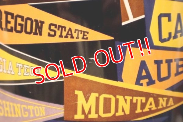 画像8: dp-240718-06 HARVELL 1950's-1960's College Pennant Trash Can