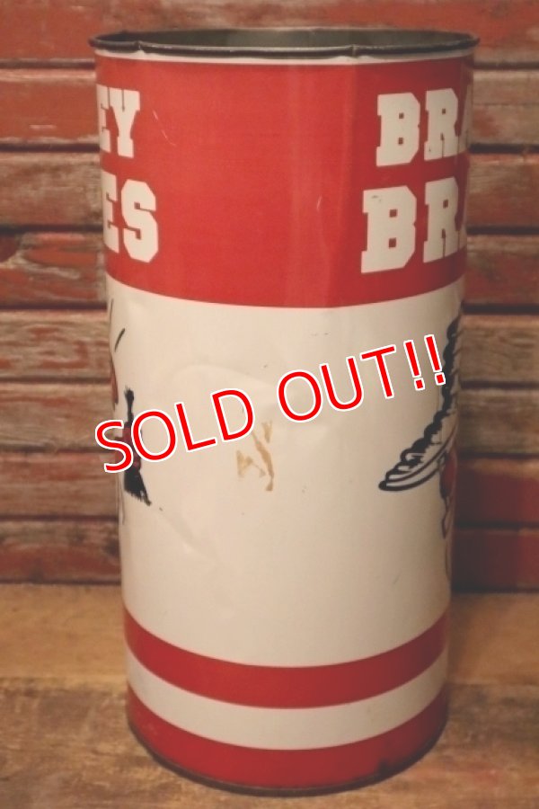 画像9: dp-240623-07 Bradley University・Bradley Braves 1960's-1970's Trash Can