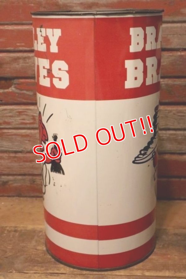 画像8: dp-240623-07 Bradley University・Bradley Braves 1960's-1970's Trash Can
