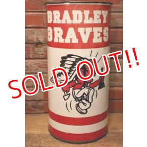 画像: dp-240623-07 Bradley University・Bradley Braves 1960's-1970's Trash Can