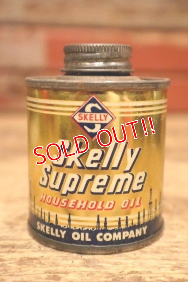 画像1: dp-240508-42 SKELLY / Skelly Supreme HOUSEHOLD OIL 4 F.L. OZ Can