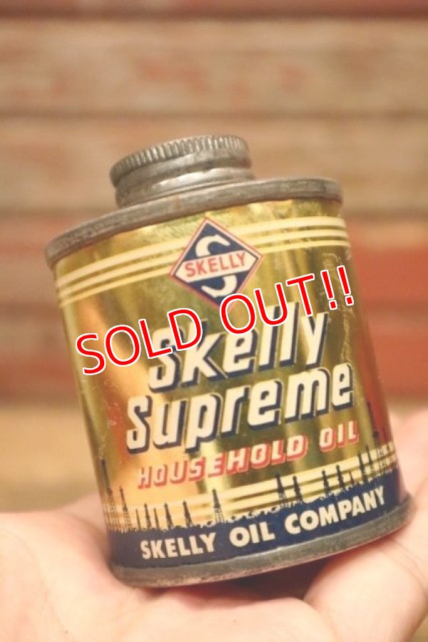 画像2: dp-240508-42 SKELLY / Skelly Supreme HOUSEHOLD OIL 4 F.L. OZ Can