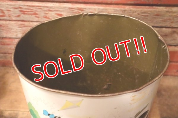 画像14: ct-240605-24 Walt Disney Character's 1970's Tin Trash Can