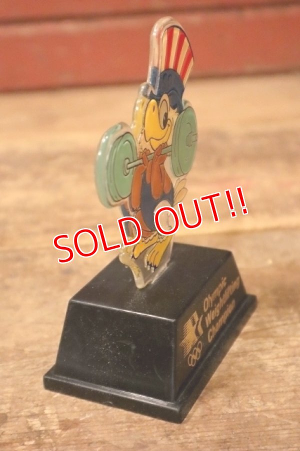 画像5: ct-231206-29【訳アリ品】Eagle Sam / 1980's Trophy "Weightlifting"