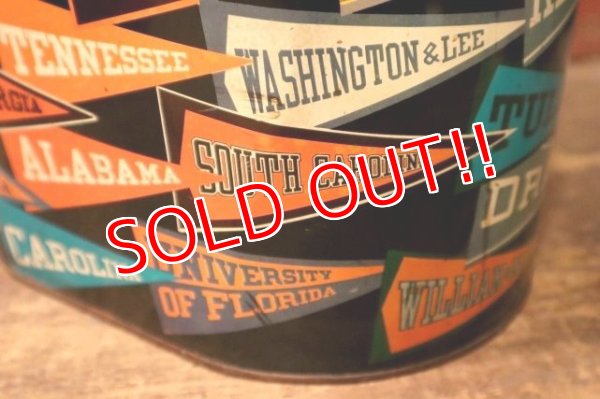 画像8: dp-240611-11 HARVELL 1950's-1960's College Pennant Trash Can