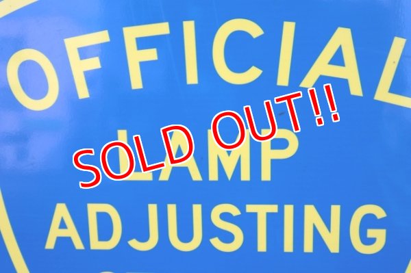 画像4: dp-240718-04 OFFICIAL LAMP ADJUSTING STATION SIGN