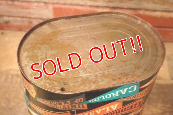 画像12: dp-240611-11 HARVELL 1950's-1960's College Pennant Trash Can