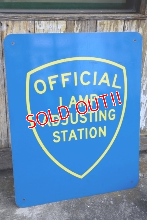 画像1: dp-240718-04 OFFICIAL LAMP ADJUSTING STATION SIGN