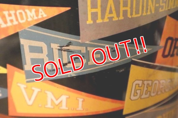 画像7: dp-240611-11 HARVELL 1950's-1960's College Pennant Trash Can