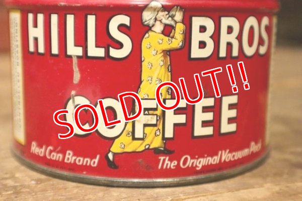 画像3: dp-230601-10 HILLS BROS COFFEE / Vintage Tin Can