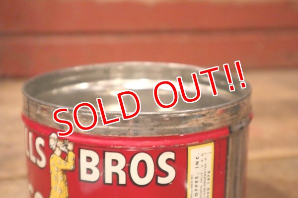 画像8: dp-230601-10 HILLS BROS COFFEE / Vintage Tin Can