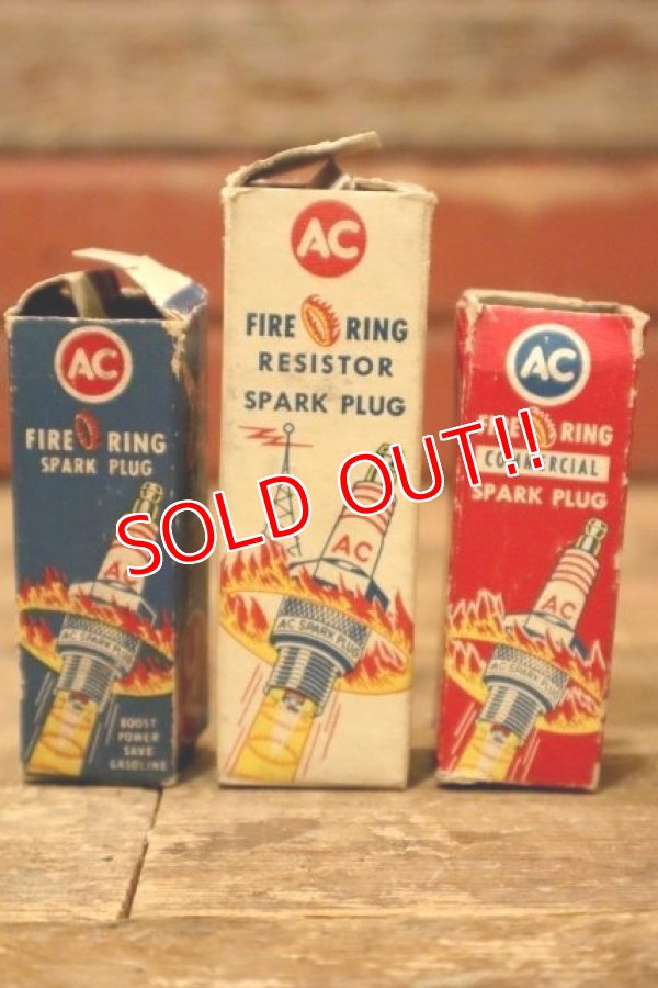 画像2: dp-240508-116 AC SPARK PLUG 1960's "FIRE RING"
