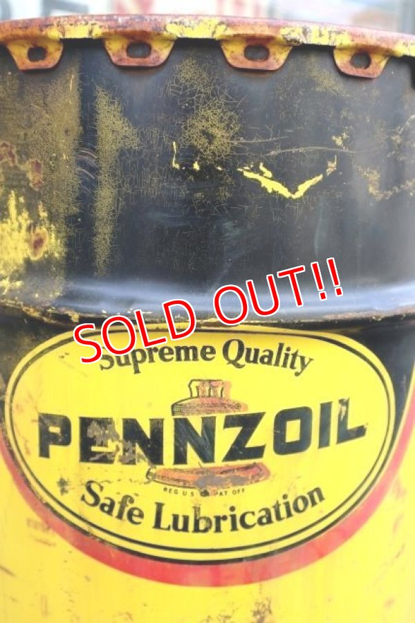 画像2: dp-240718-10 PENNZOIL / 1990's 16 U.S. GALLONS  Motor Oil Can