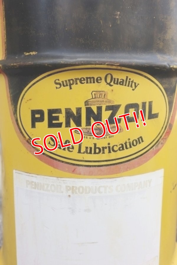 画像5: dp-240718-10 PENNZOIL / 1990's 16 U.S. GALLONS  Motor Oil Can