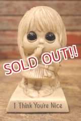 画像: ct-220901-15 RUSS BERRIE 1970 Message Doll "I Think You're Nice"