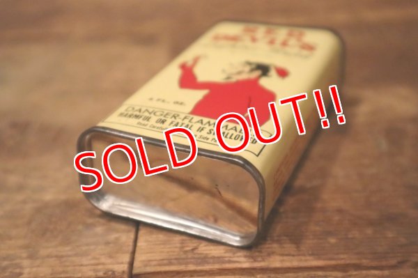 画像7: dp-240814-28 RED DEVIL / Lighter Fluid 4 FL.OZ Handy Oil Can