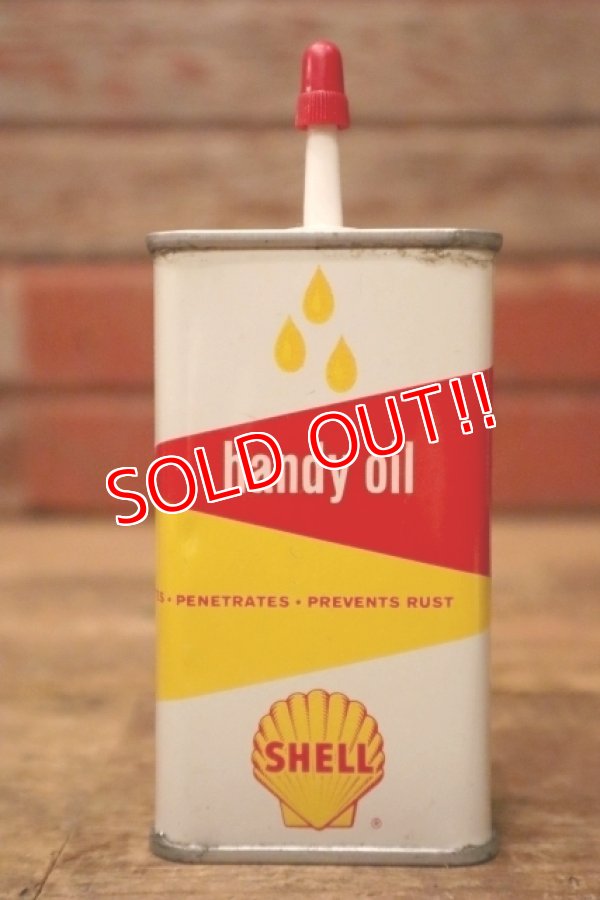画像1: dp-240814-35 SHELL / 1950's-1960's Handy Oil Can