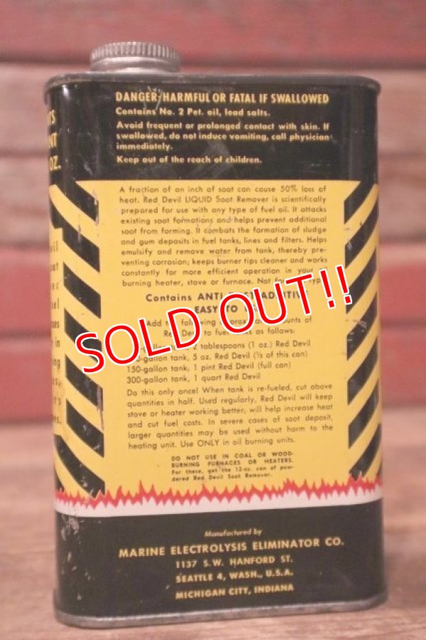 画像3: dp-240814-25 RED DEVIL / SOOT REMOVER 1 U.S. PINT CAN