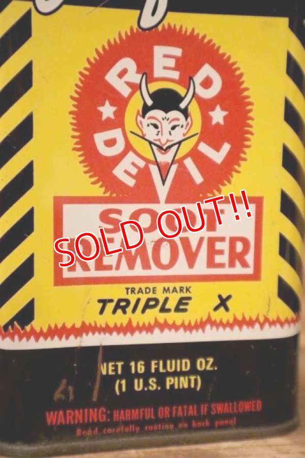 画像2: dp-240814-27 RED DEVIL / SOOT REMOVER 1 U.S. PINT CAN