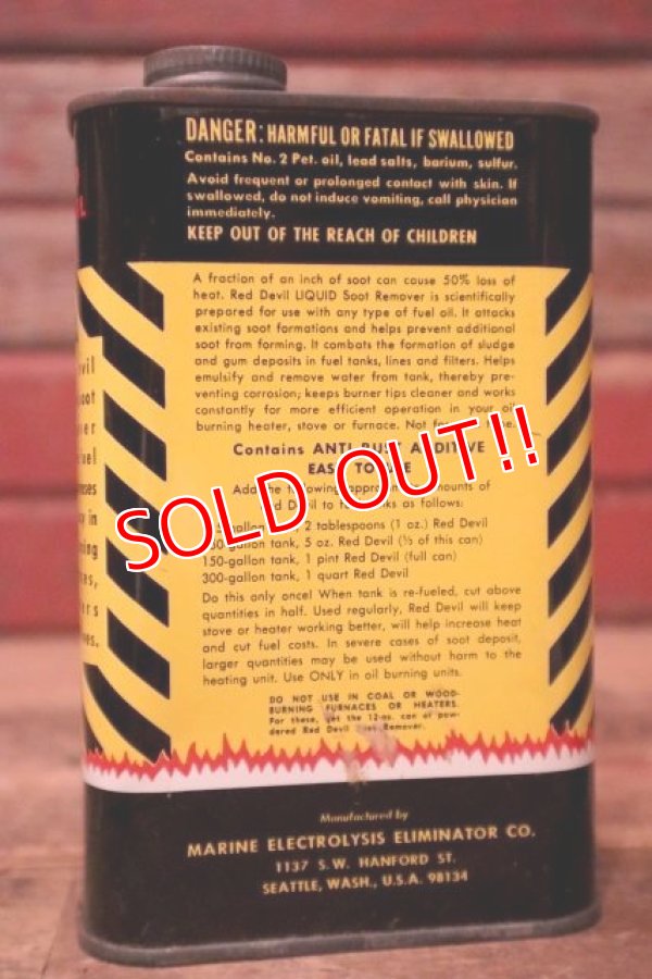 画像3: dp-240814-27 RED DEVIL / SOOT REMOVER 1 U.S. PINT CAN