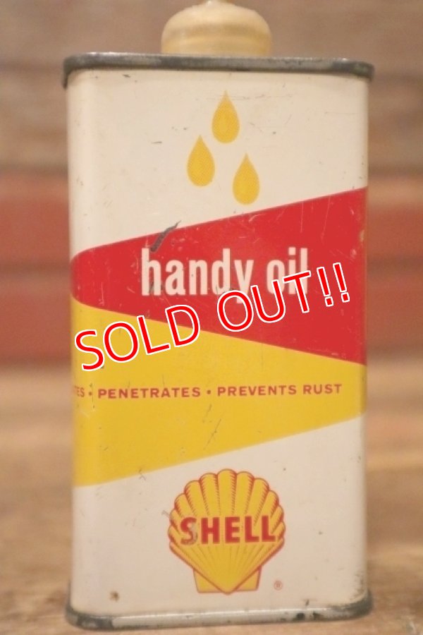 画像2: dp-240814-34 SHELL / 1950's-1960's Handy Oil Can
