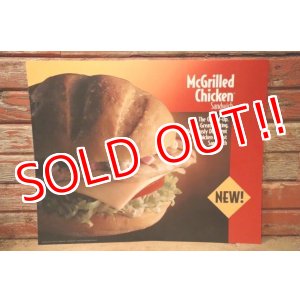 画像: dp-230901-45 McDonald's / 1993 Translite "McGrilled Chicken Sandwich"