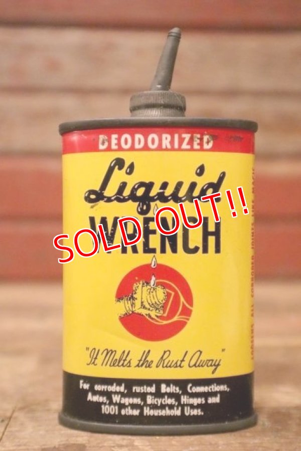 画像1: dp-240814-31 Liquid WRENCH / 1940's-1950's Handy Oil Can