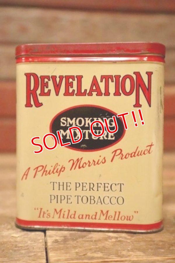 画像1: dp-240814-38 REVELATION / 1930's-1940's SMOKING MIXTURE Can