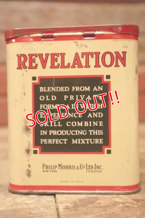 画像3: dp-240814-38 REVELATION / 1930's-1940's SMOKING MIXTURE Can