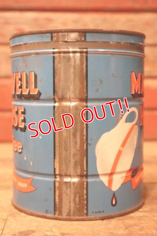 画像5: dp-240814-39 MAXWELLHOUSE COFFEE 1950's Tin Can