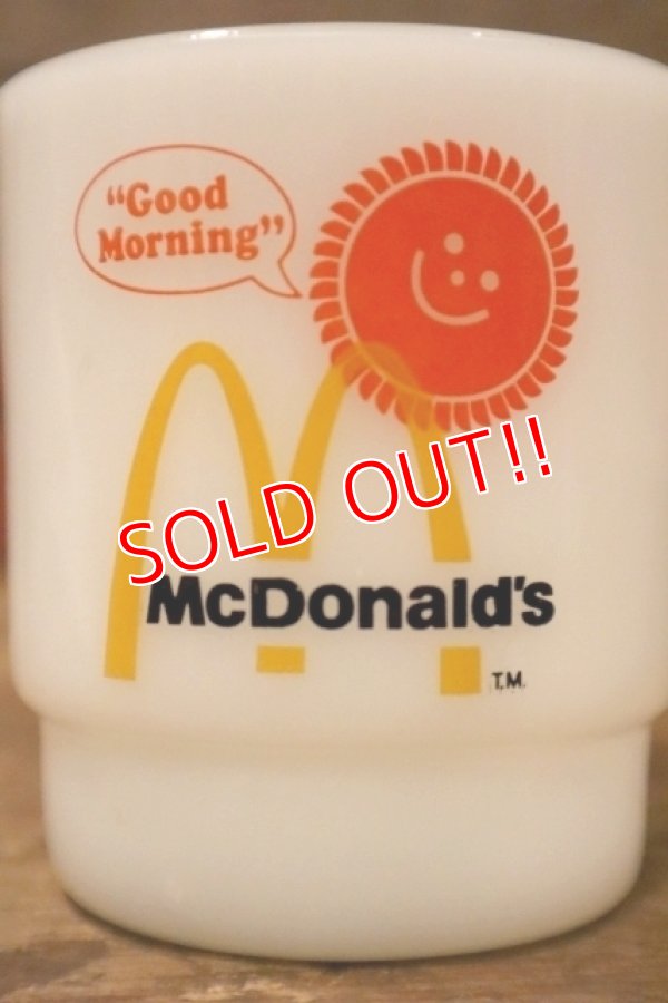 画像2: dp-240814-16 McDonald's / Fire-King 1960's-1970's Stacking Mug