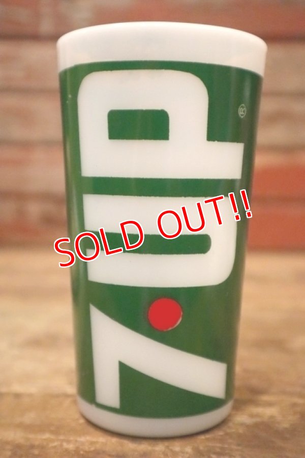 画像2: dp-240814-14 7 UP / 1970's Milk Glass Tumbler