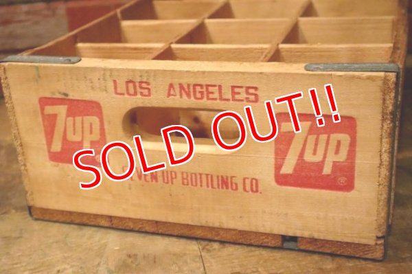 画像4: dp-240814-04 SEVEN-UP 7 UP / 1970's Wood Box