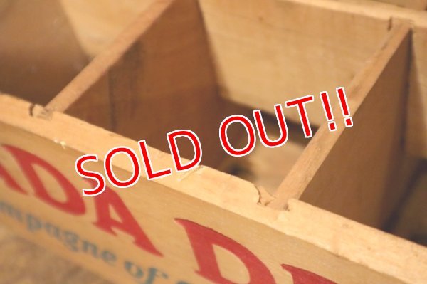 画像5: dp-240814-02 CANADA DRY / 1970's Wood Box