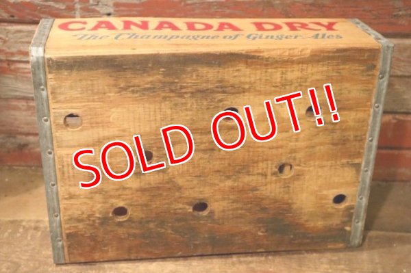 画像9: dp-240814-02 CANADA DRY / 1970's Wood Box