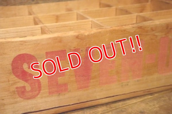 画像3: dp-240814-04 SEVEN-UP 7 UP / 1970's Wood Box