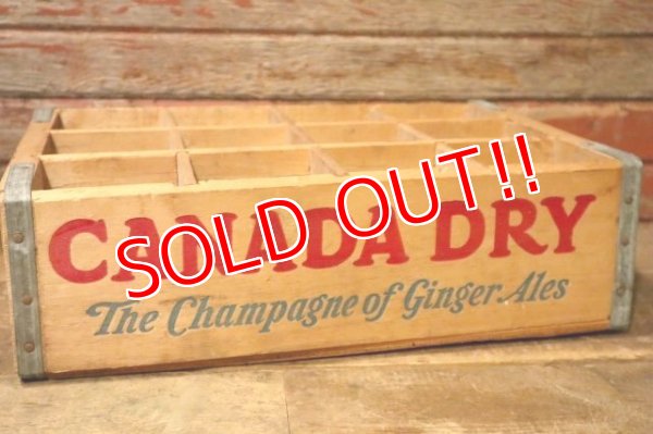 画像2: dp-240814-02 CANADA DRY / 1970's Wood Box