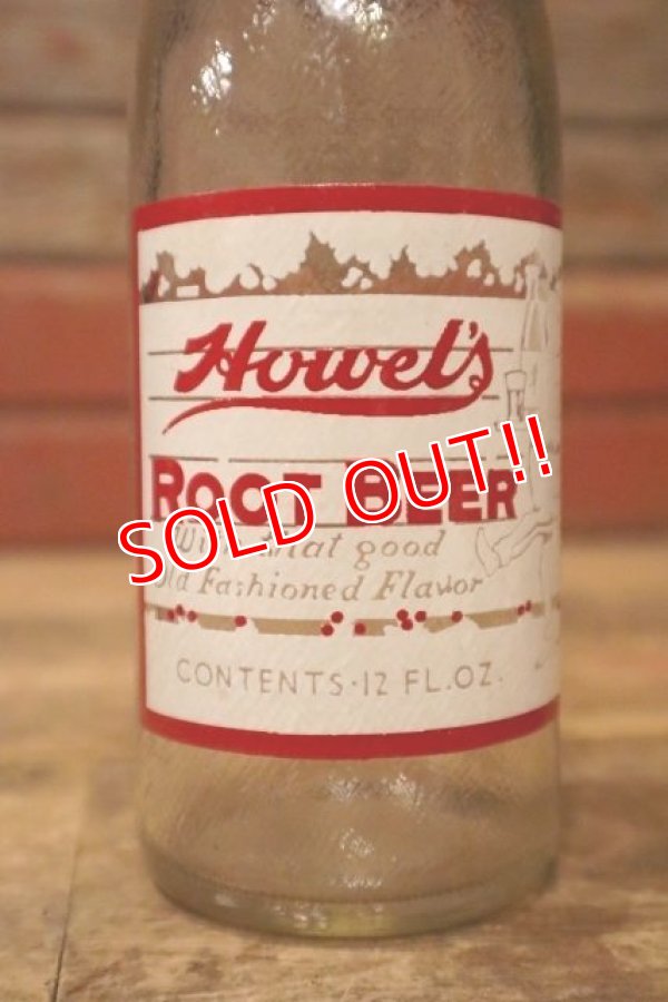 画像3: dp-240814-09 Howel's ROOT BEER 1950's-1960's 12 FL. OZ. Bottle