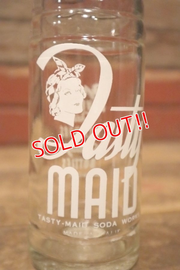 画像2: dp-240814-08 TASTY-MAID SODA 1950's 10 FL. OZ. Bottle