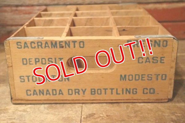 画像4: dp-240814-02 CANADA DRY / 1970's Wood Box