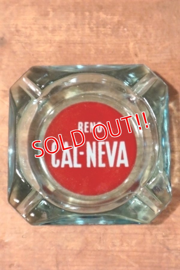画像2: dp-240814-61 RENO CAL-NEVA / Vintage Glass Ashtray