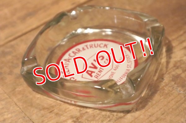 画像3: dp-240814-45 AVIS RENT-A-CAR & TRUCK / Vintage Glass Ashtray