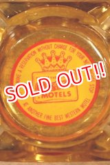 画像: dp-240814-50 THE BEST Western MOTELS / Vintage Glass Ashtray