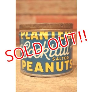 画像: ct-240814-28 PLANTERS / MR.PEANUT 1940's Cocktail SALTED PEANUTS Can