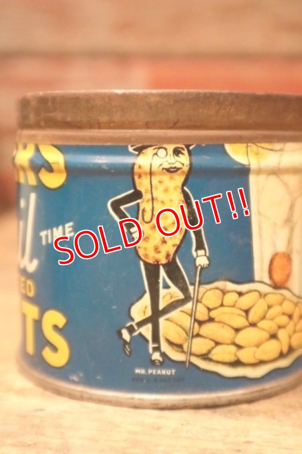 画像2: ct-240814-28 PLANTERS / MR.PEANUT 1940's Cocktail SALTED PEANUTS Can