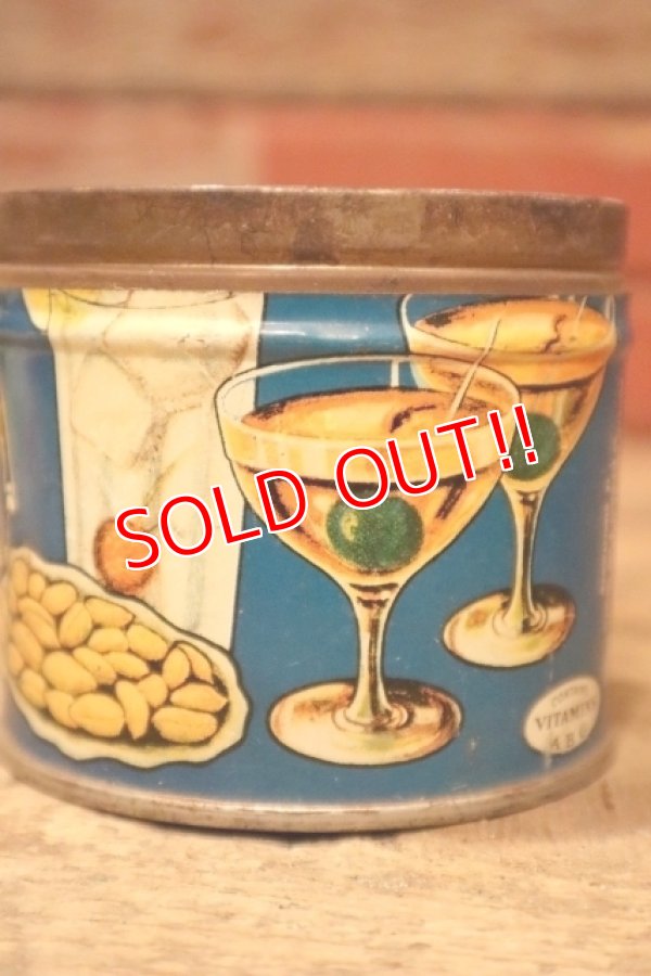 画像3: ct-240814-28 PLANTERS / MR.PEANUT 1940's Cocktail SALTED PEANUTS Can