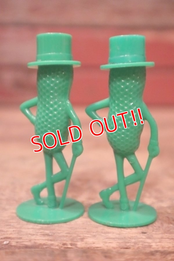 画像3: ct-240814-23 PLANTERS / MR.PEANUT 1950's Salt & Pepper Shaker (Green)