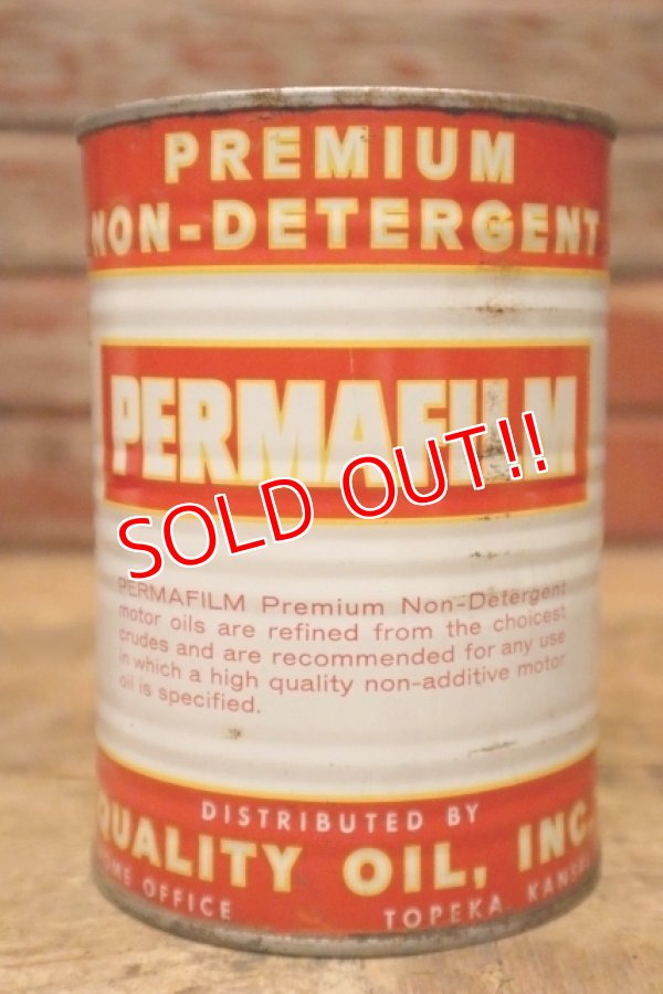画像2: dp-240508-27 PERMAFILM MOTOR OIL One U.S. Quart Can