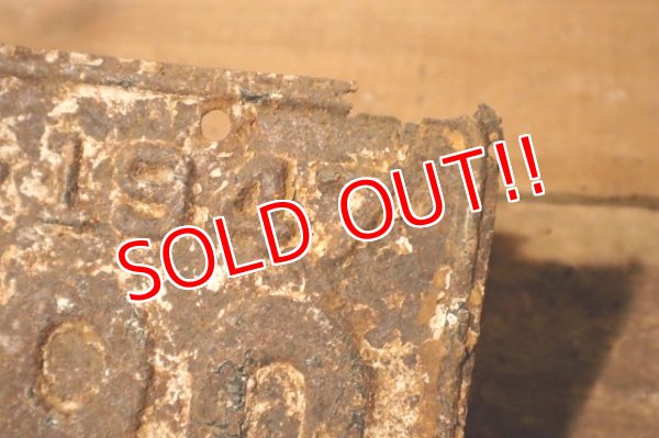 画像4: dp-230601-21 License Plate 1947 MISSOURI "99-780"