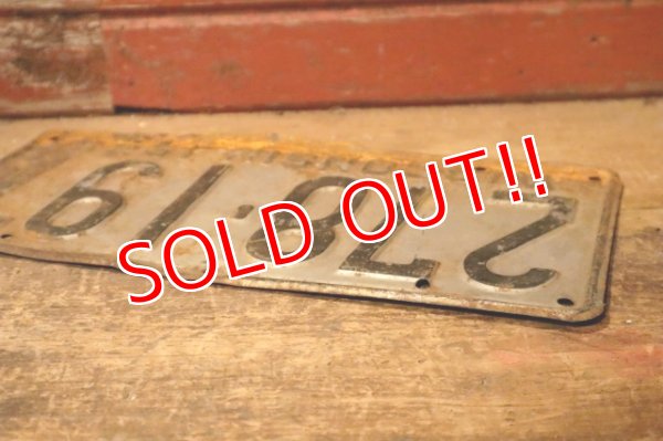 画像6: dp-230601-21 License Plate 1938 WISCONSIN "278-197"